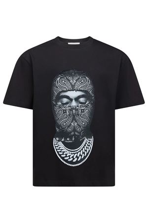 T-Shirt with Paisley Mask Graphic IH NOM UH NIT | NUW25231009